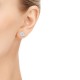 Puset Earrings in 750 White Gold with 0,75 ct Diamonds incrustation - фото