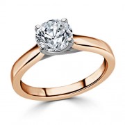 Кольцо для Помолвки с Бриллиантом огранки «Круг» 0,74 ct