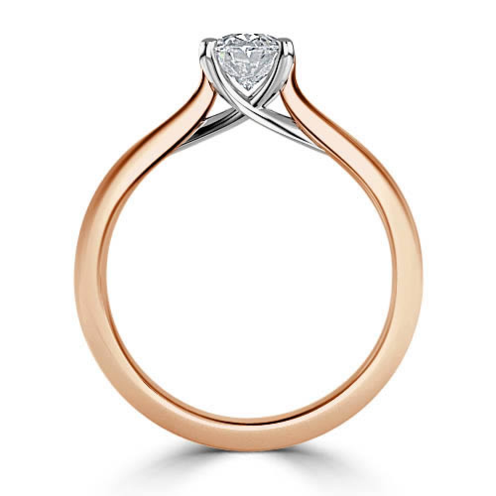 Кольцо с Бриллиантом огранки «Круг» 0,74 ct - фото