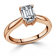Кольцо для Помолвки с Бриллиантом «Эмеральд» 0,62 ct