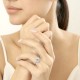 Ring with 0,70 ct Central Diamond and 1,45 ct ScatteRing in 750 White Gold - фото