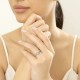 Кольцо с Бриллиантом 0,82 ct в Желтом Золоте - фото