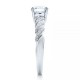 Кольцо для Помолвки с Бриллиантом 0,90 ct и инкрустацией 0,42 ct в Белом Золоте 750 пробы - фото