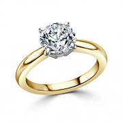 Кольцо для Помолвки с Круглым Бриллиантом 0,55 ct