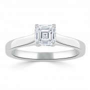 Кольцо для Помолвки с Бриллиантом огранки «Ашер» 0,50 ct