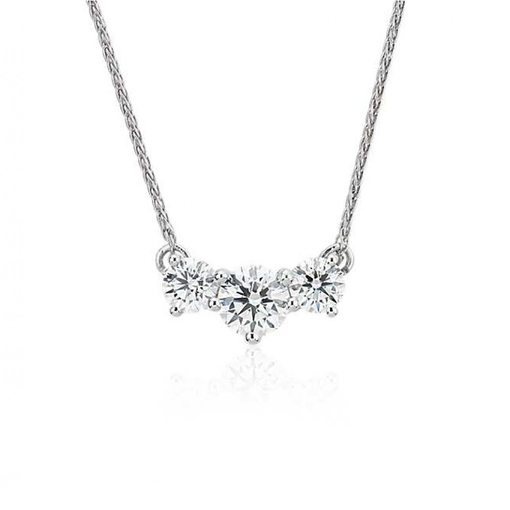 Підвіска з Круглими Діамантами загальною вагою 1,27 ct - фото