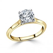 Колечко для Помолвки с круглым Бриллиантом 0,68 ct