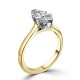Кольцо для Помолвки из Желтого Золота с Бриллиантом «Маркиз» 0,55 ct - фото
