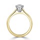 Кольцо для Помолвки из Желтого Золота с Бриллиантом «Маркиз» 0,55 ct - фото