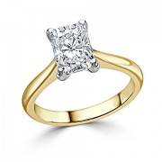 Кольцо для Помолвки с Бриллиантом огранки «Радиант» 0,71 ct