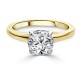 Кольцо с Бриллиантом 0,51 ct из Желтого Золота 750 пробы - фото
