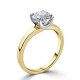 Кольцо с Бриллиантом 0,51 ct из Желтого Золота 750 пробы - фото